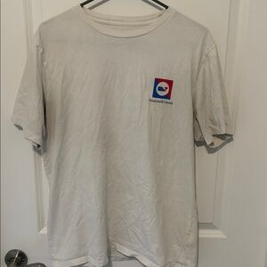 Medium Vineyard Vines Classic White Tee with Logo